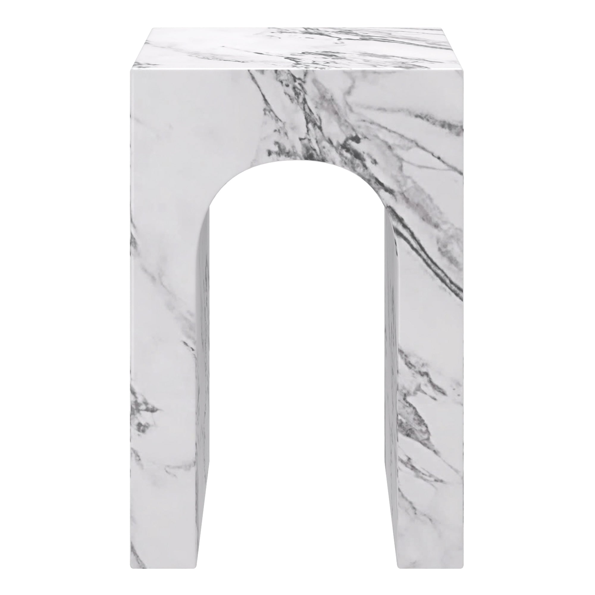 Atticus Accent Table Bulgari White