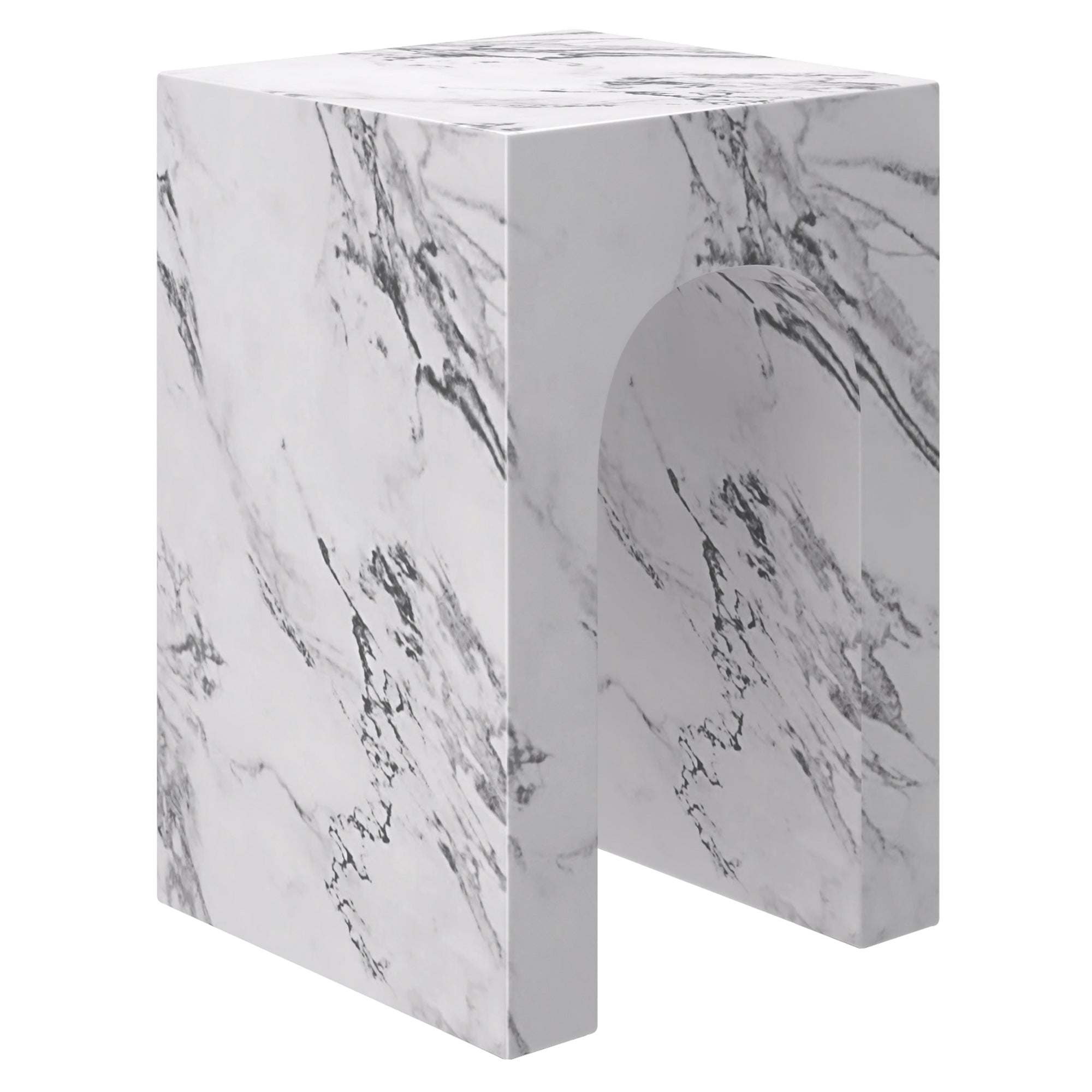 Atticus Accent Table Bulgari White