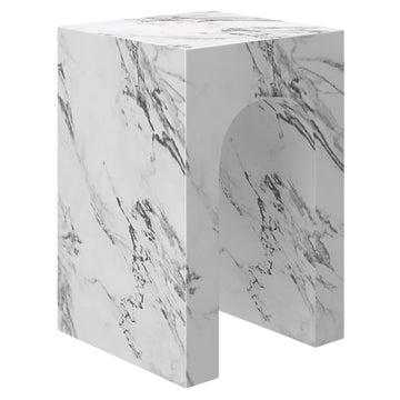 Atticus Accent Table Bulgari White