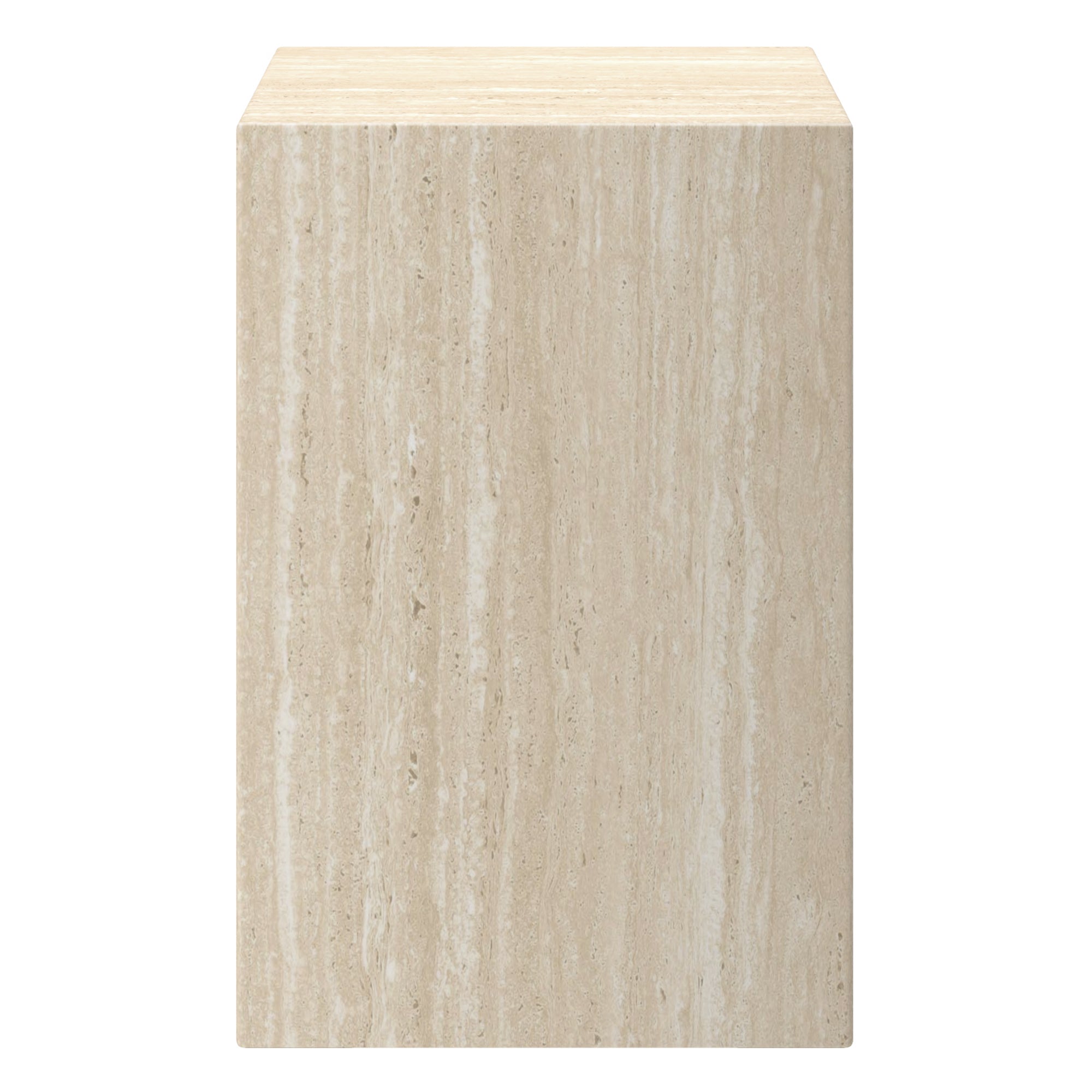 Atticus Accent Table Travertine