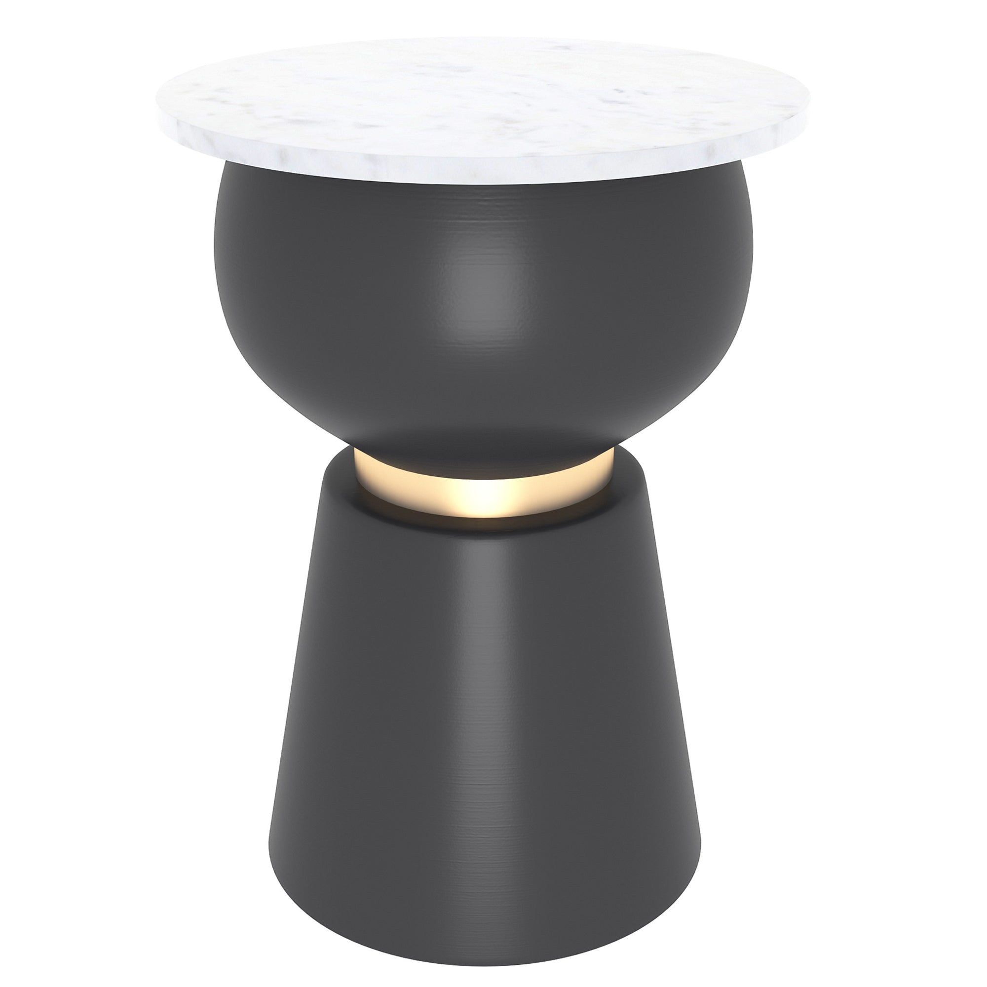 Alora Accent Table White