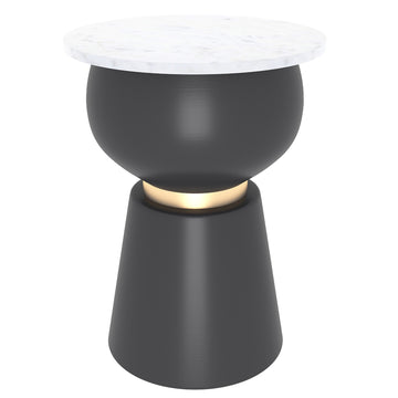 Alora Accent Table White