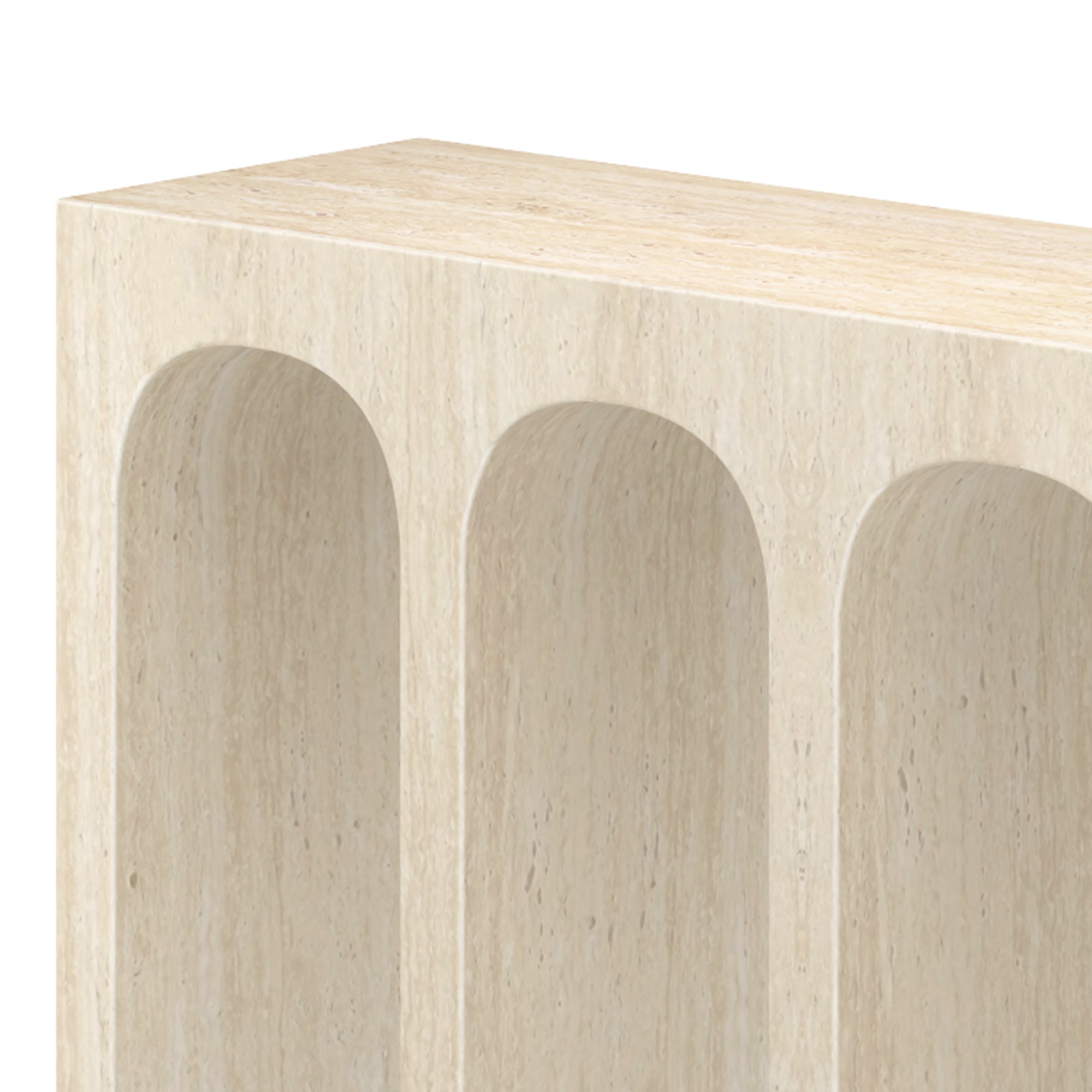 Atticus Grand Console Travertine
