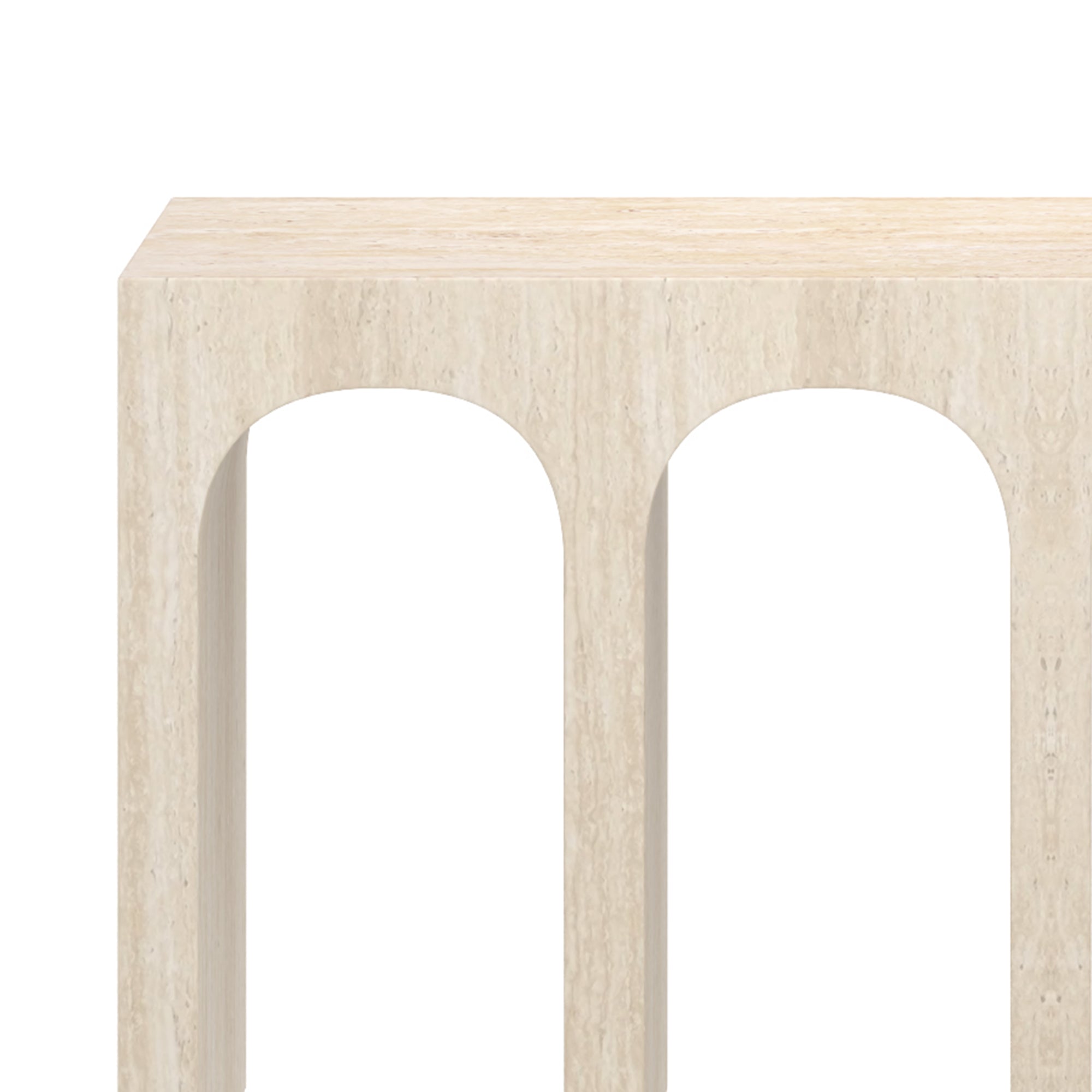 Atticus Grand Console Travertine