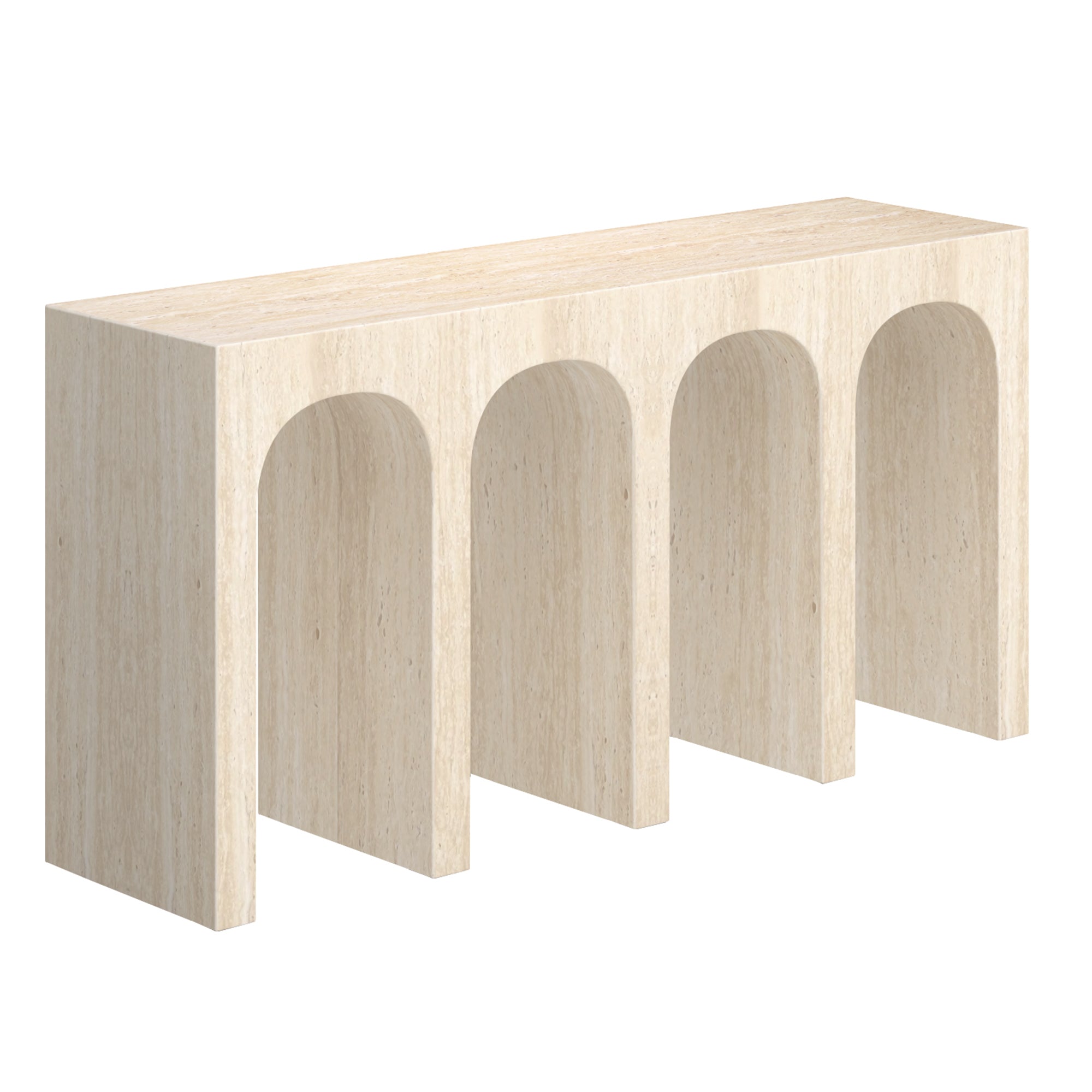 Atticus Grand Console Travertine
