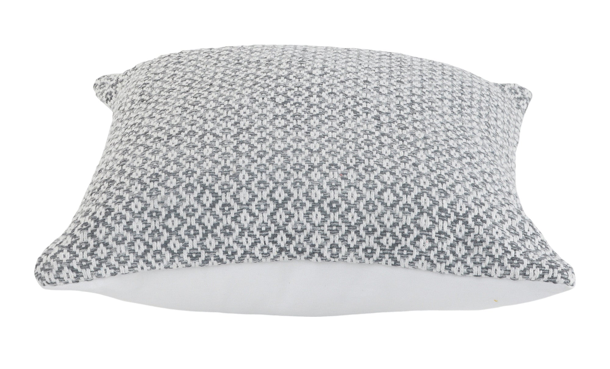 Gray Chevron Cotton Throw Pillow