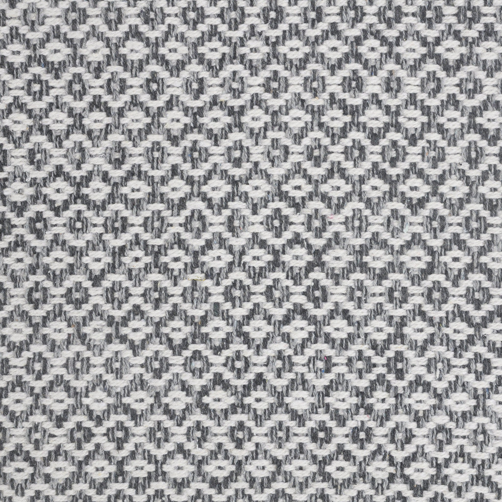 Gray Chevron Cotton Throw Pillow