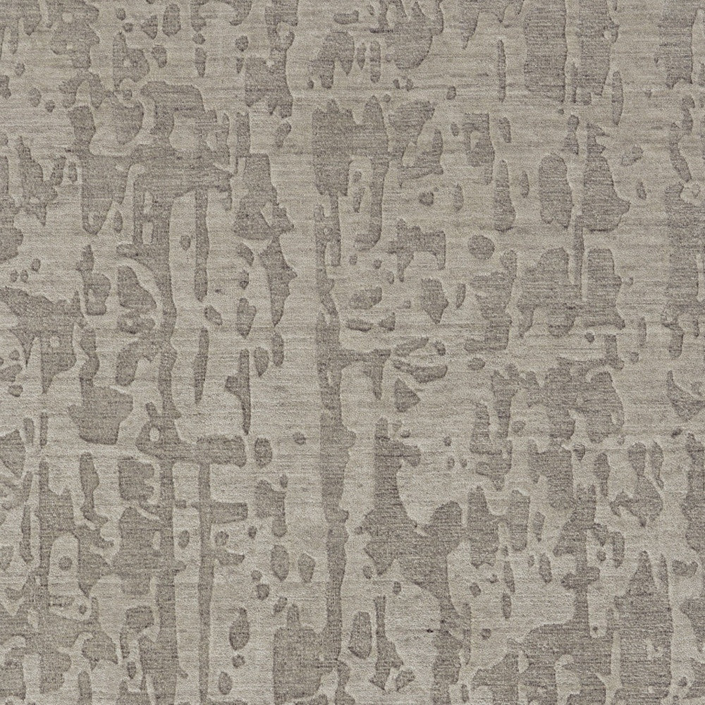 Taupe Abstract Hand Woven Area Rug