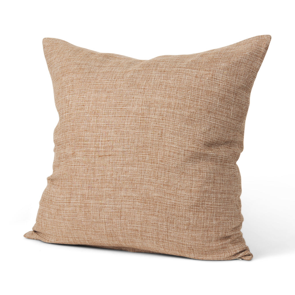 Linen Throw Pillow with Texture