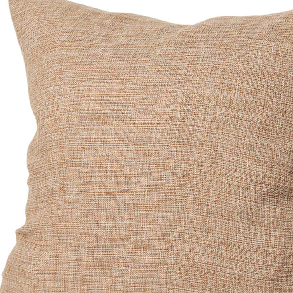 Linen Throw Pillow with Texture