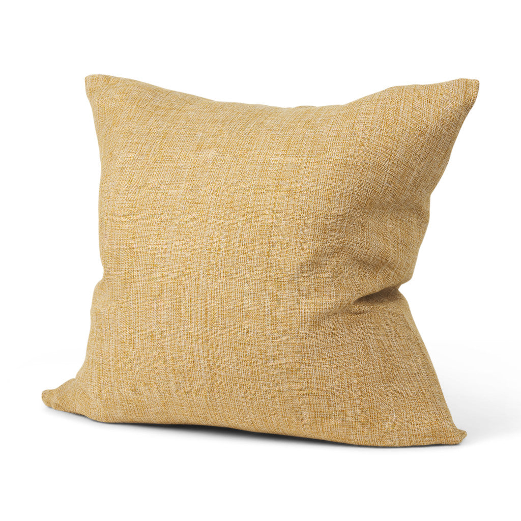 Linen Throw Pillow with Texture