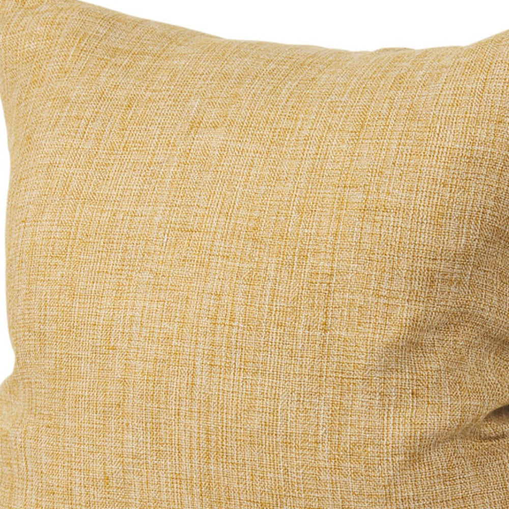 Linen Throw Pillow with Texture