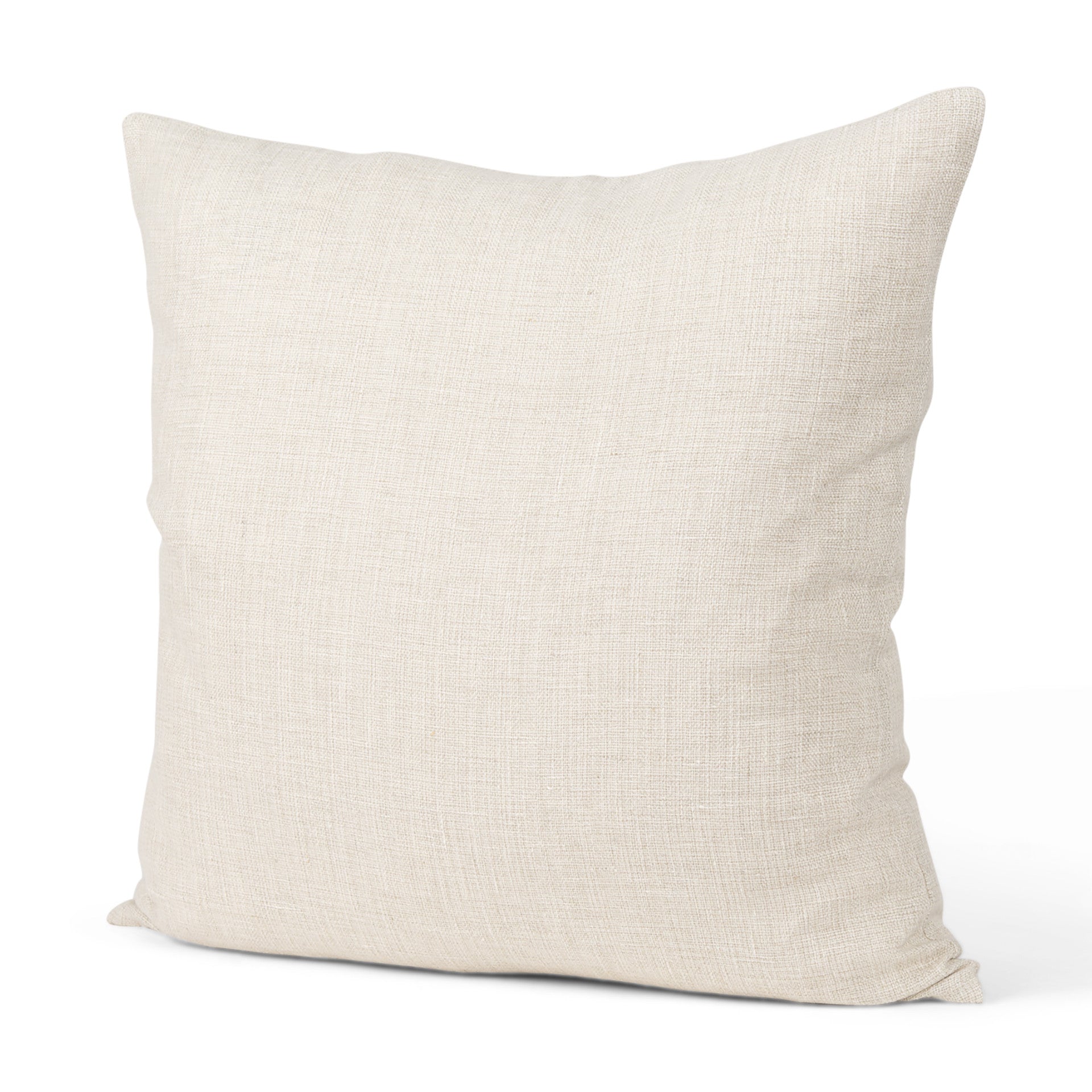 Linen Throw Pillow with Texture