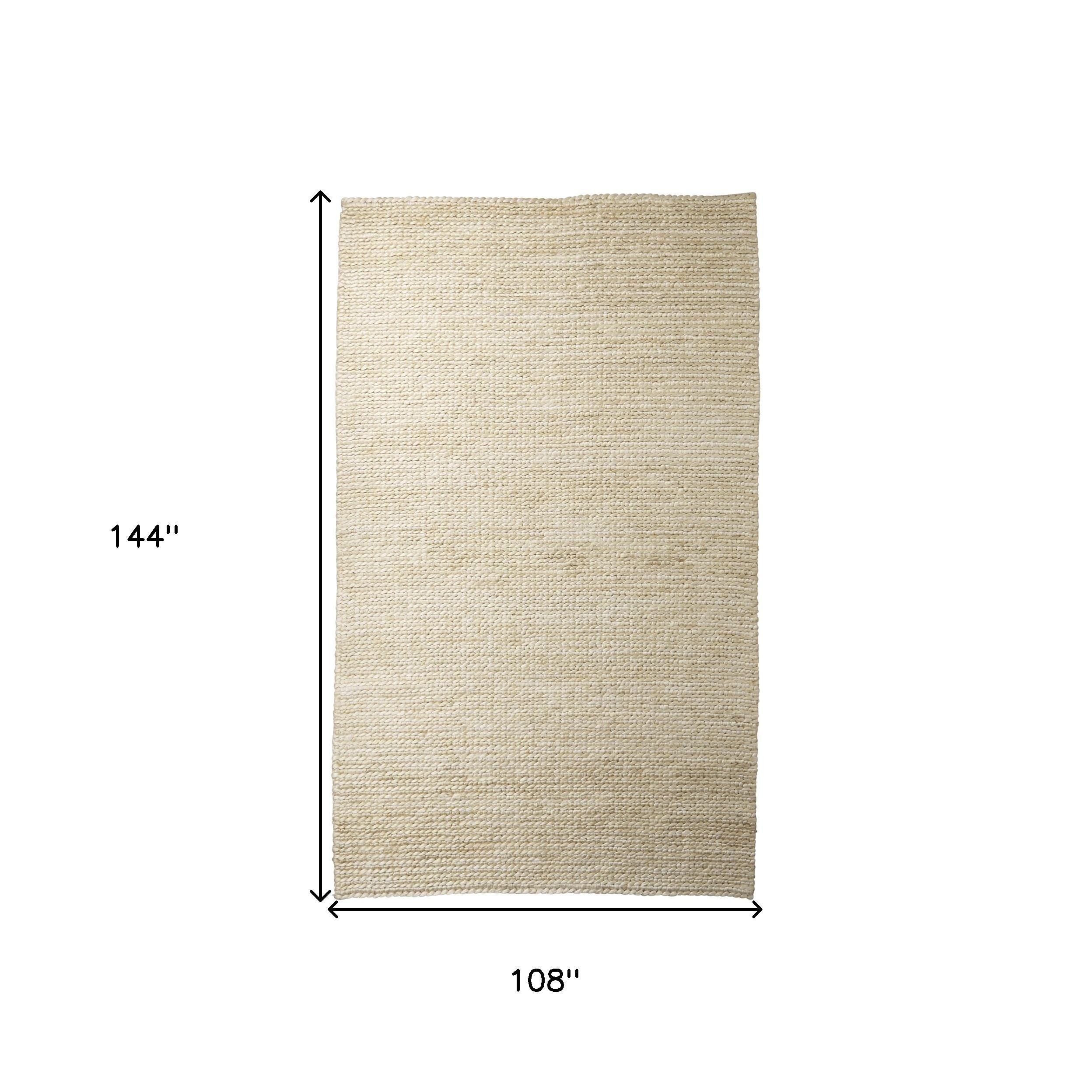 Natural Jute Hand Woven Area Rug