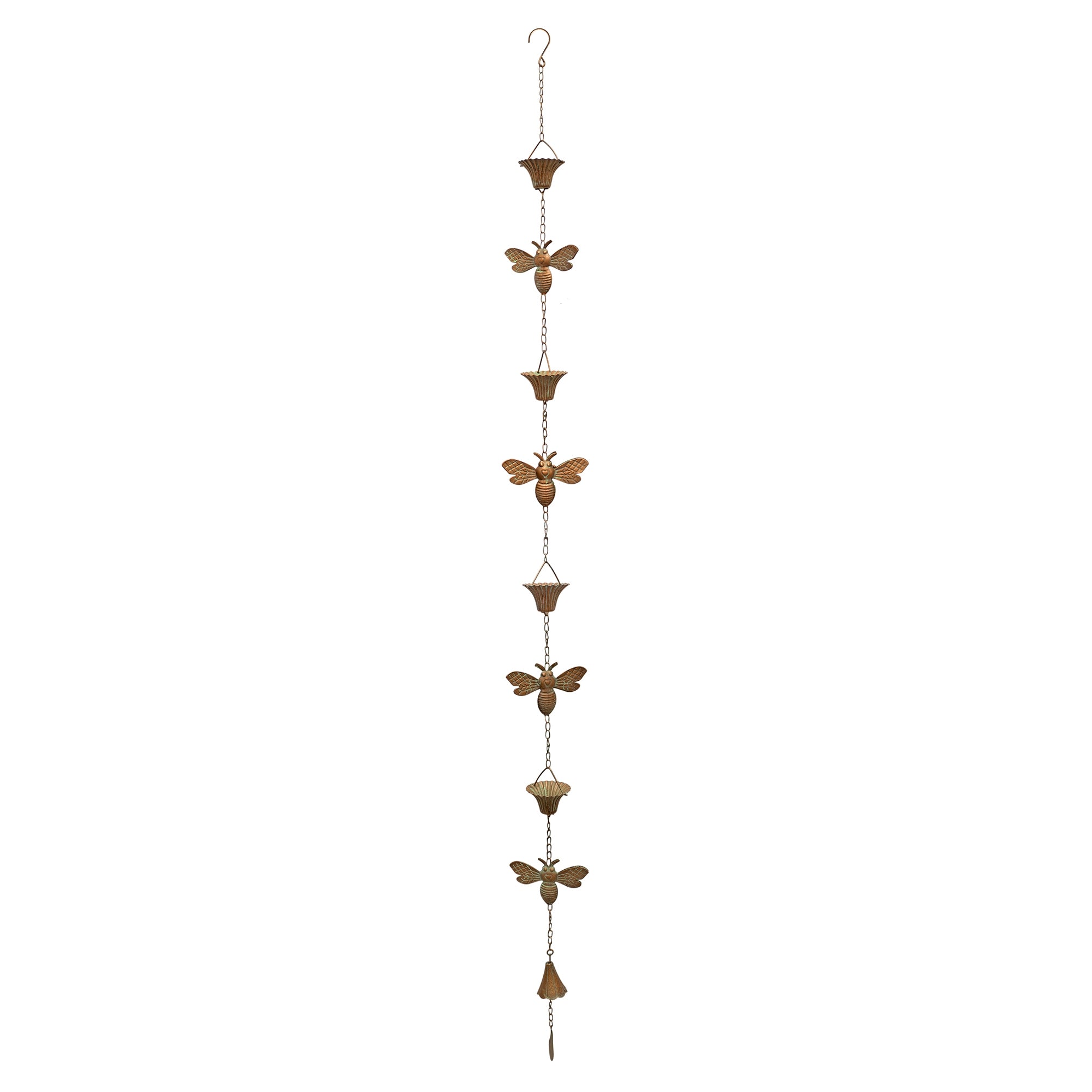 Iron Bumble Bee Rain Chain