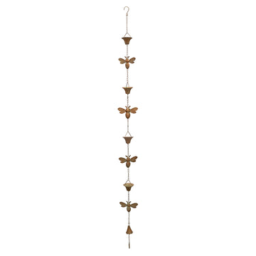 Iron Bumble Bee Rain Chain