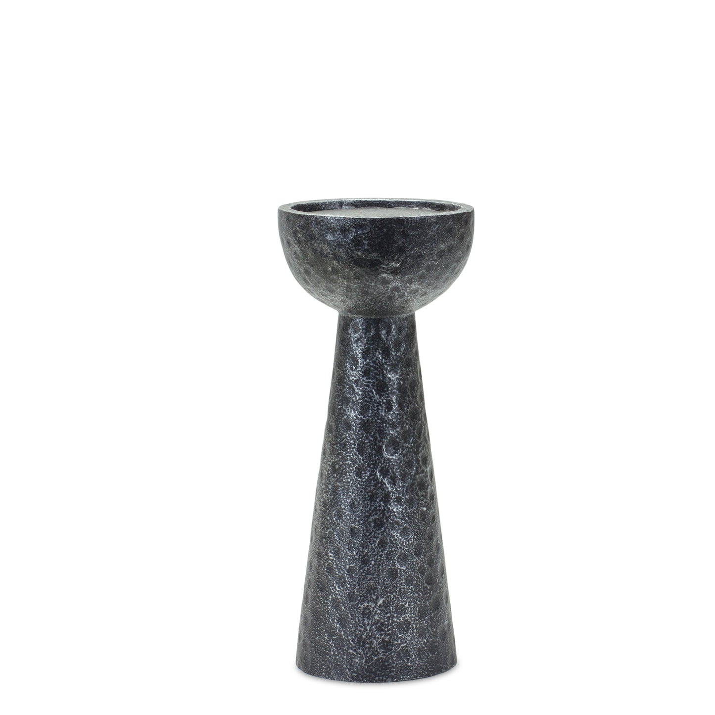 Hammered Design Candle Holder Set