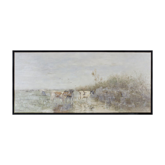 Framed Farm Canvas Wall Art