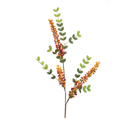 Orange Berry Foliage Spray Set