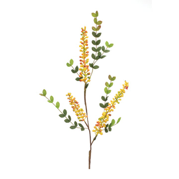 Yellow Berry Foliage Spray Set