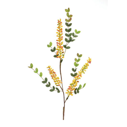 Yellow Berry Foliage Spray Set