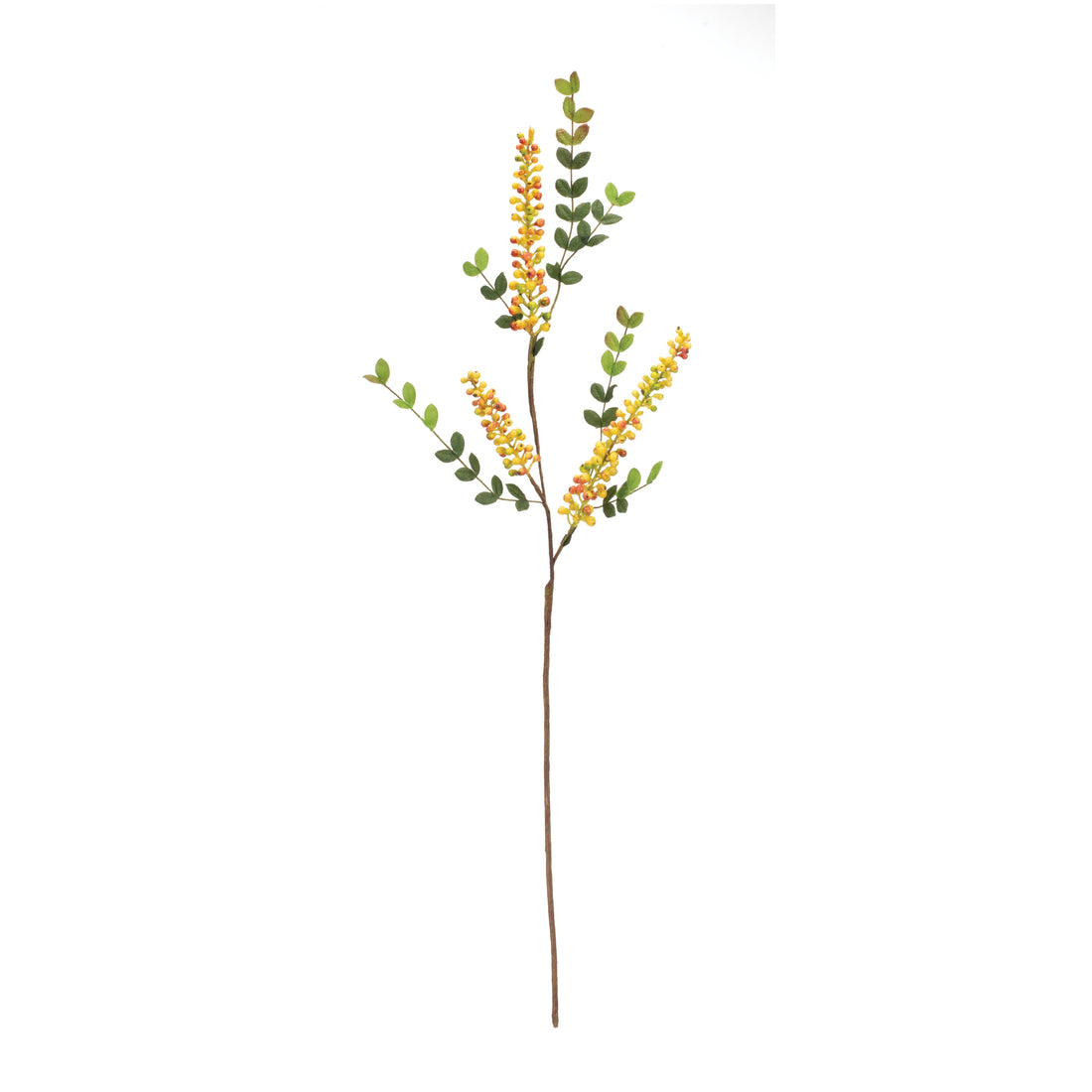 Yellow Berry Foliage Spray Set