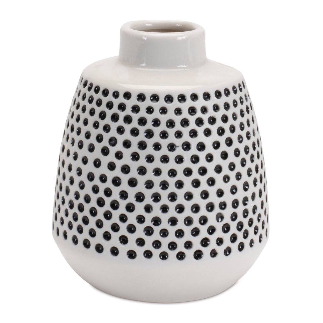 Bubbled Ceramic Bud Vase Set