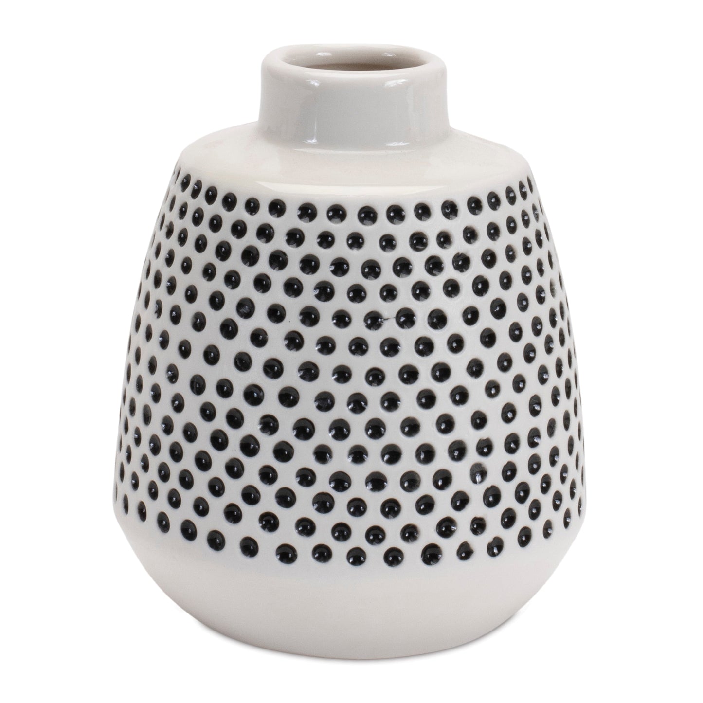 Bubbled Ceramic Bud Vase Set