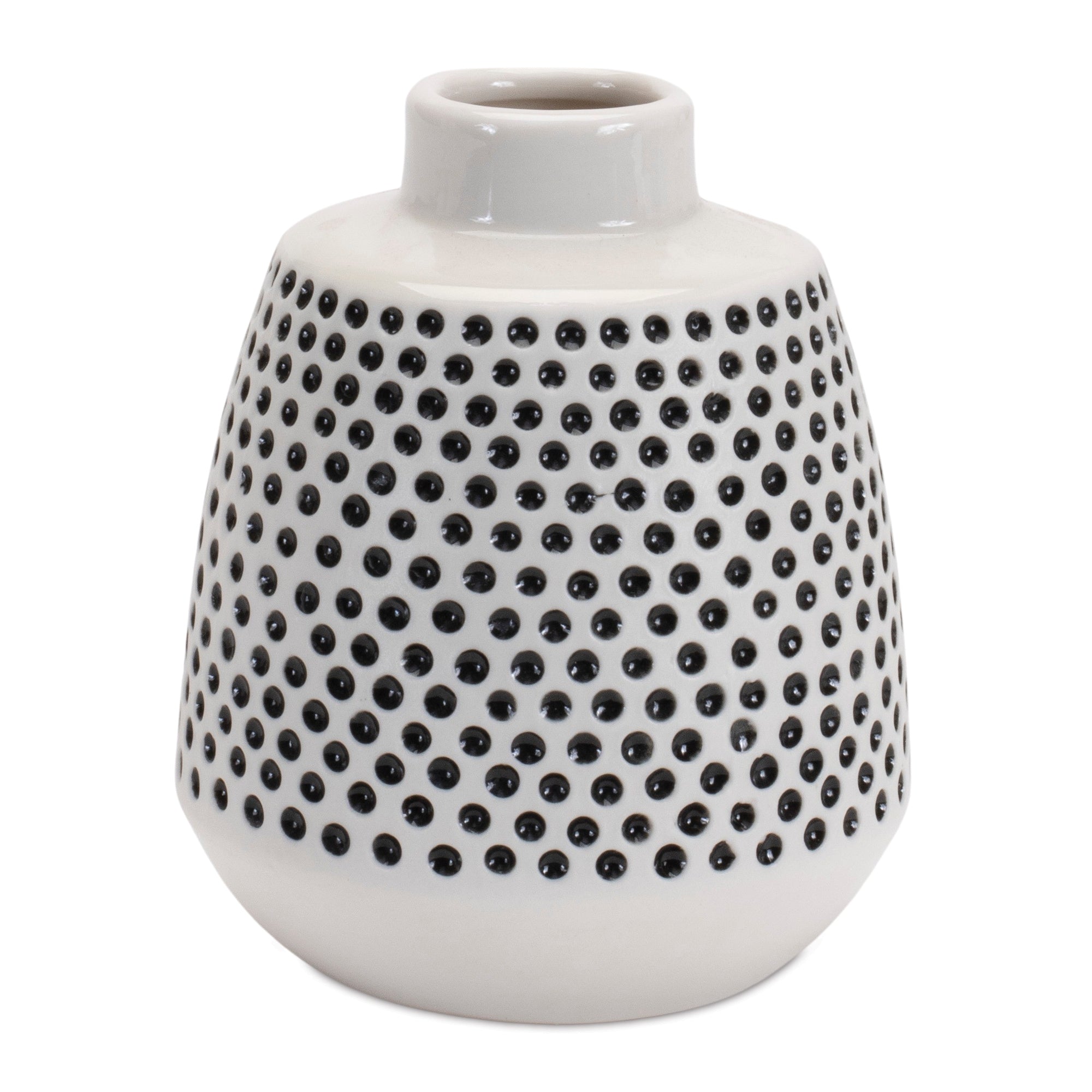 Bubbled Ceramic Bud Vase Set