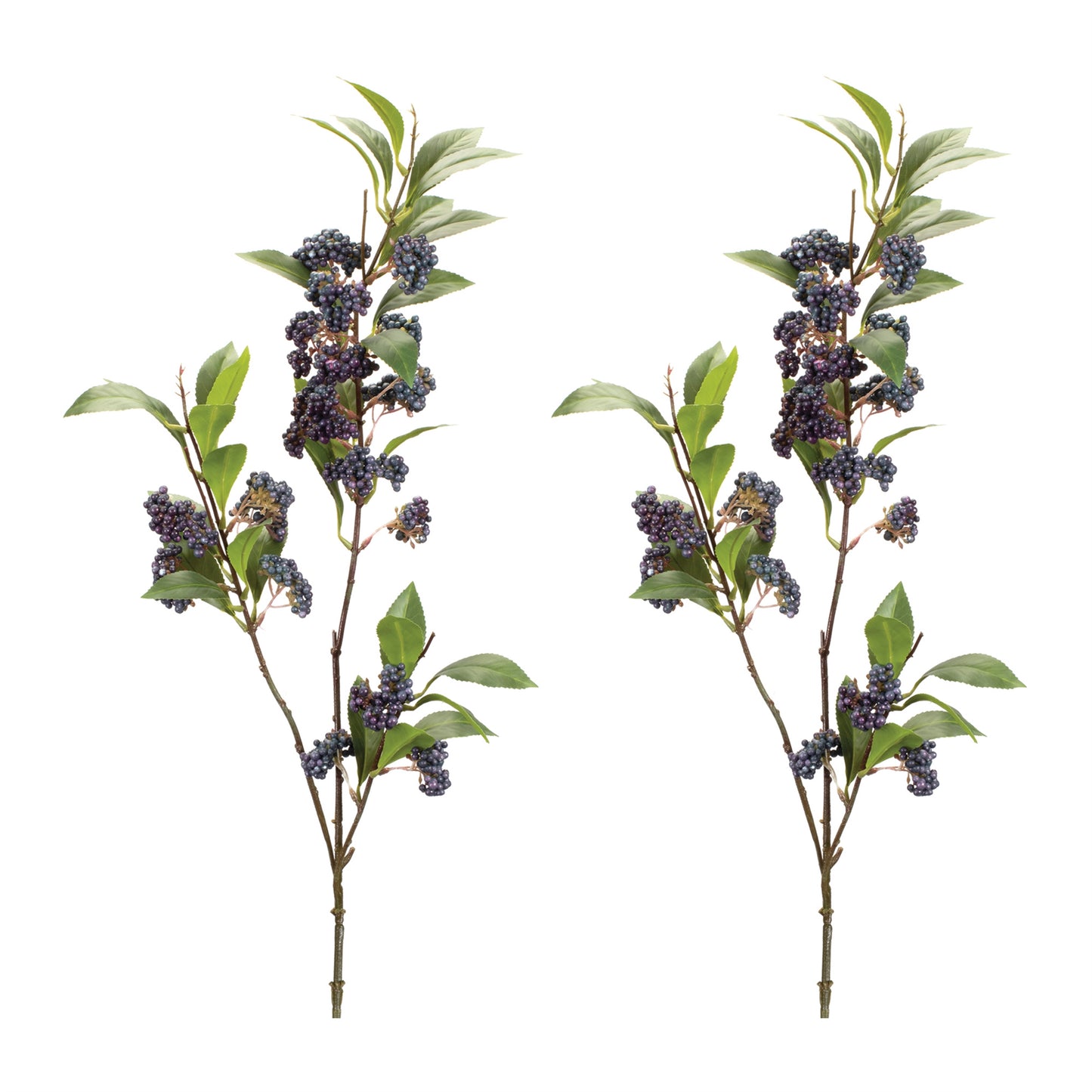 Mini Berry Foliage Branch Set
