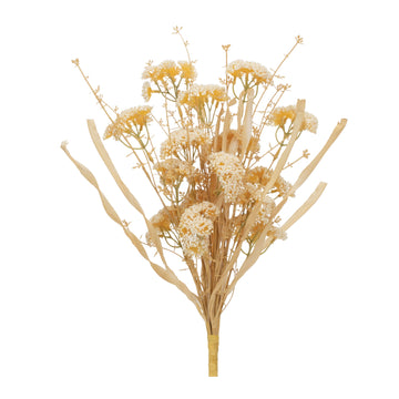 Beige Floral Grass Bush Set