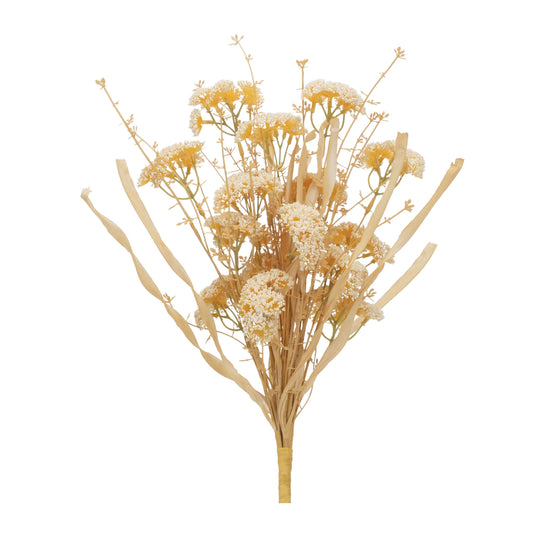 Beige Floral Grass Bush Set