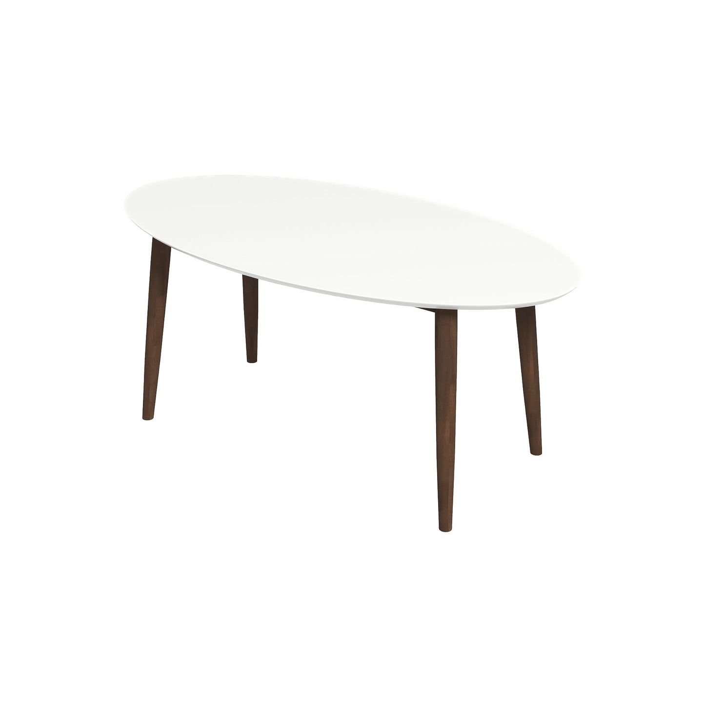 Ada Mid Century Modern Style Oval Dining Table