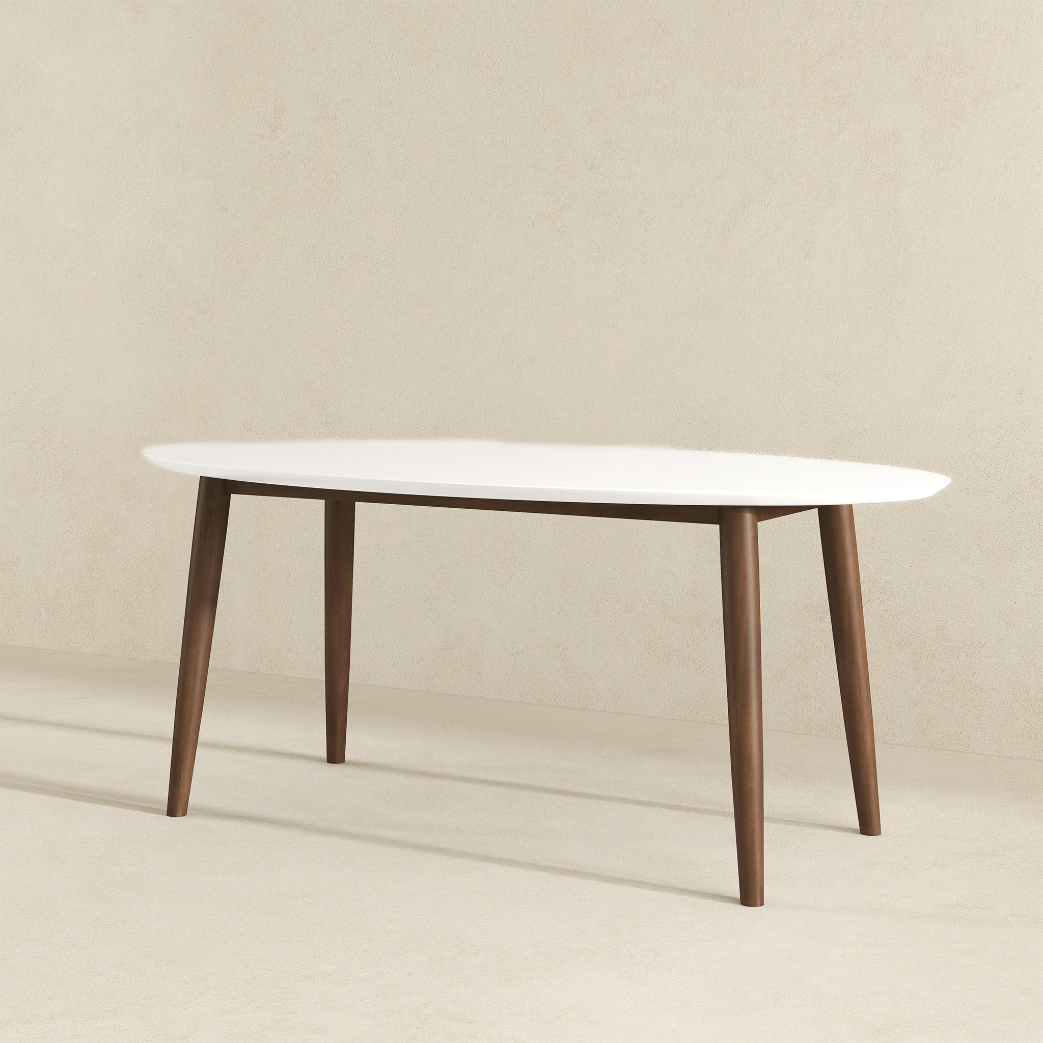 Ada Mid Century Modern Style Oval Dining Table