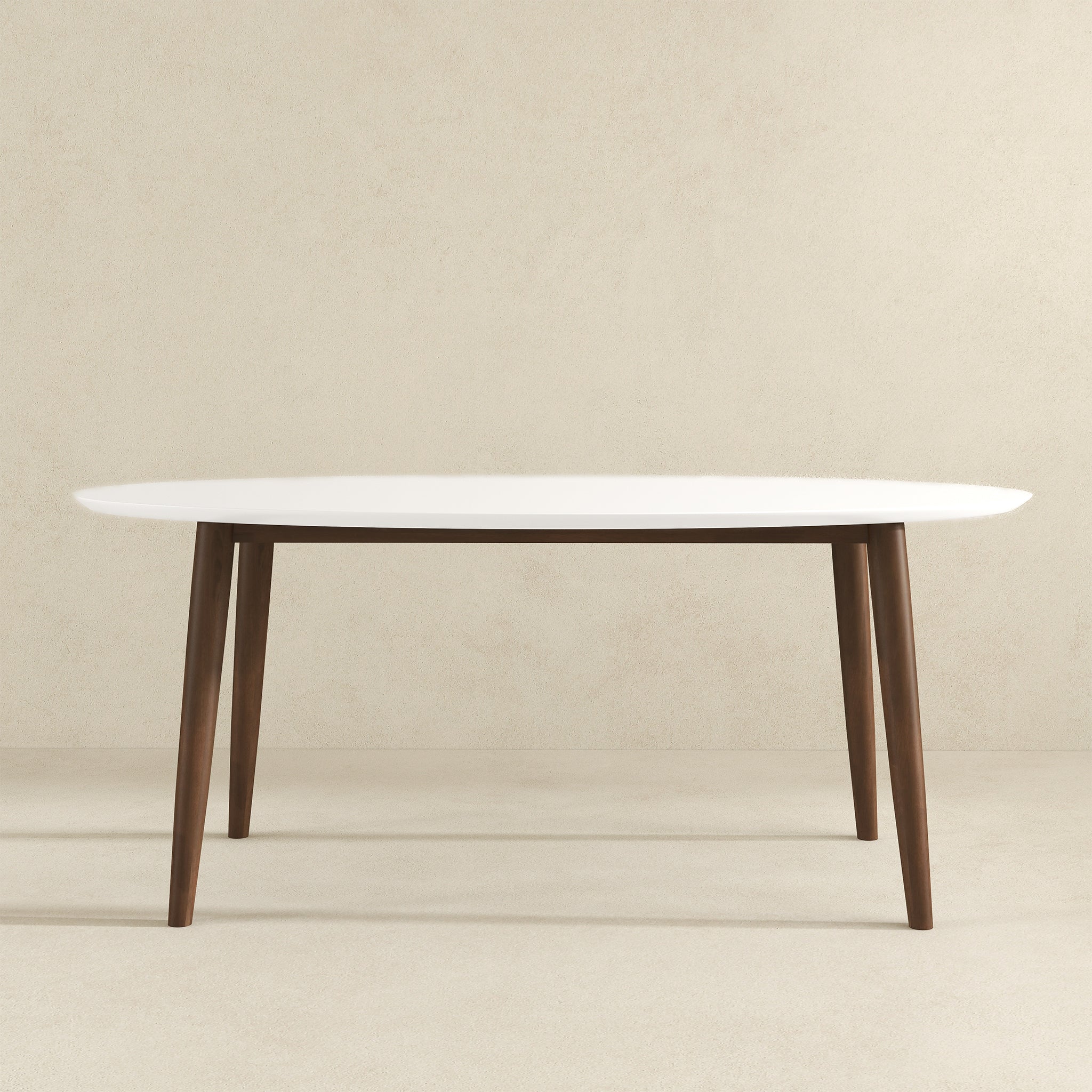 Ada Mid Century Modern Style Oval Dining Table
