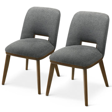 Blake Dark Grey Fabric Dining Chairs