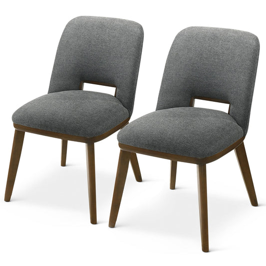 Blake Dark Grey Fabric Dining Chairs