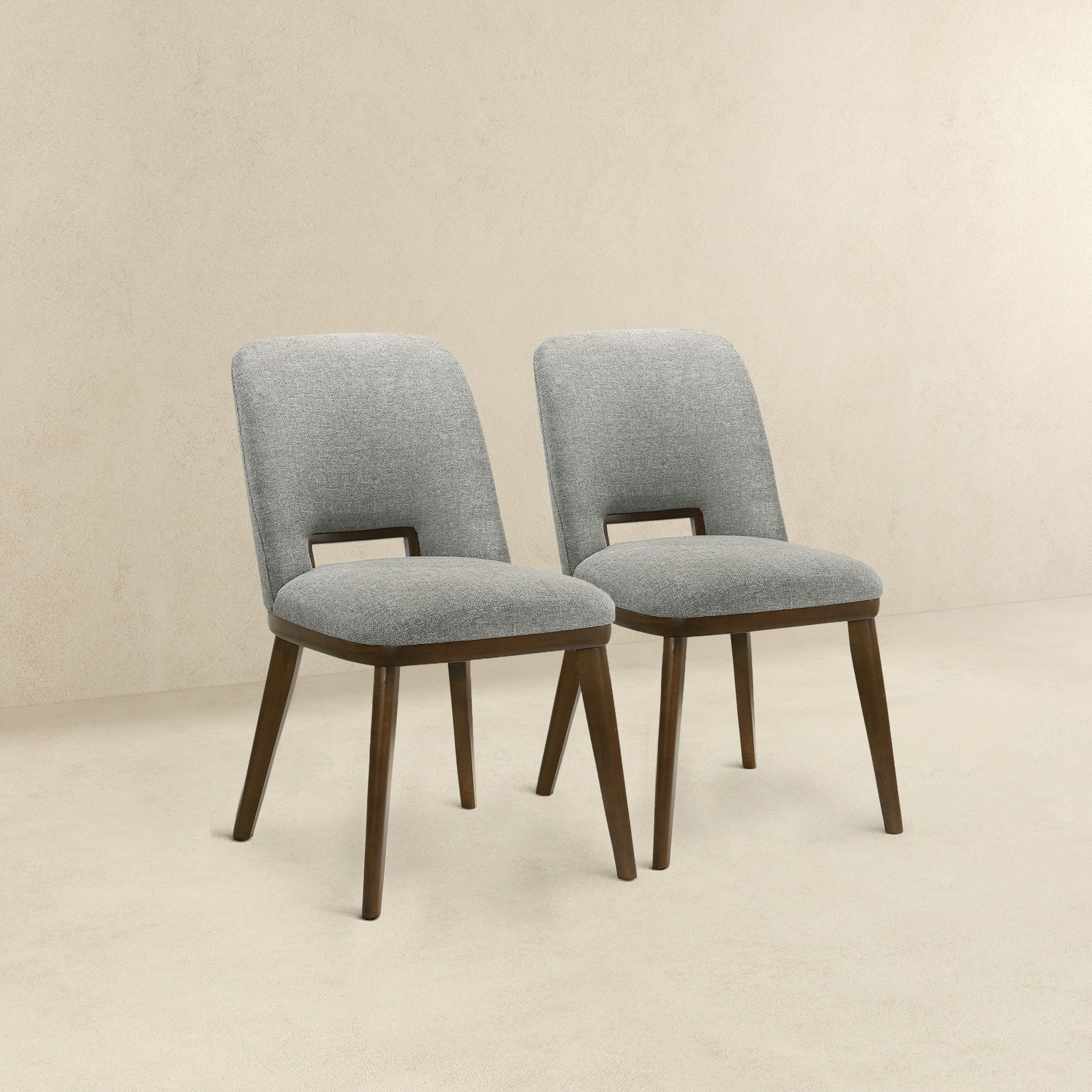 Blake Light Grey Fabric Dining Chairs