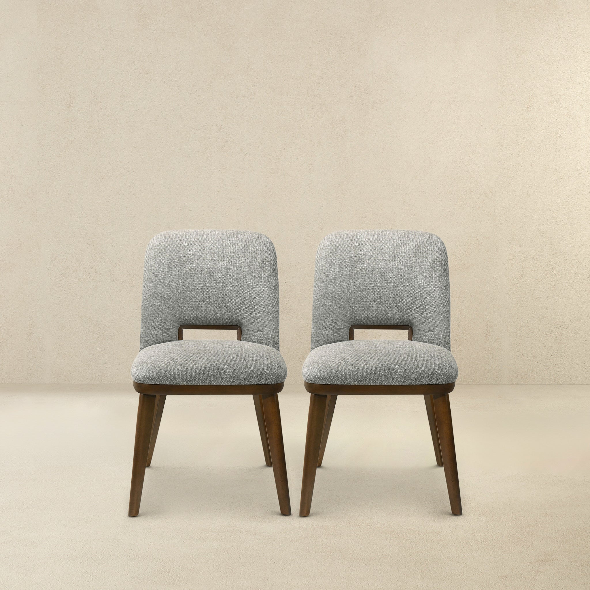 Blake Light Grey Fabric Dining Chairs