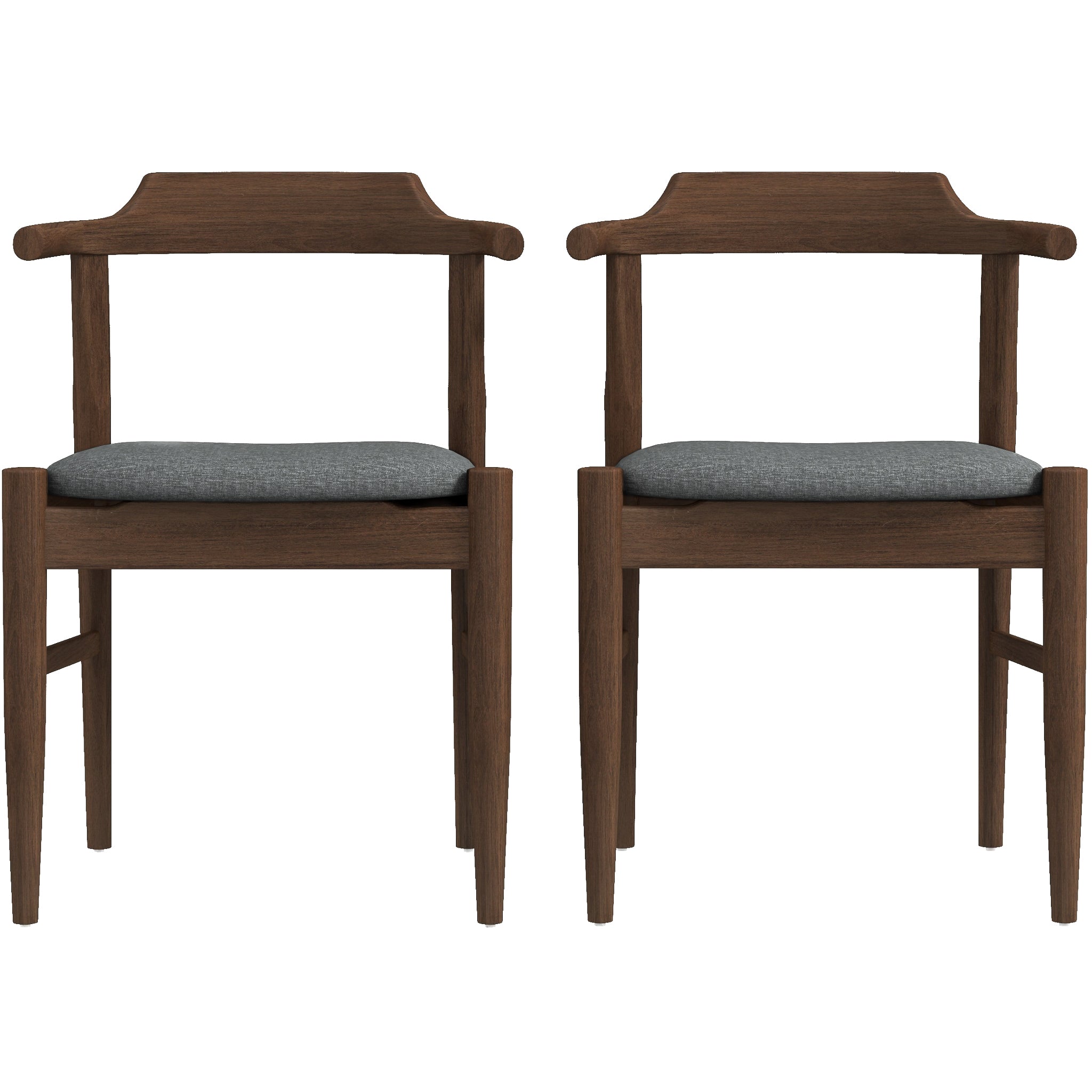 Daisy Gray Fabric Dining Chairs