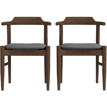 Daisy Gray Fabric Dining Chairs