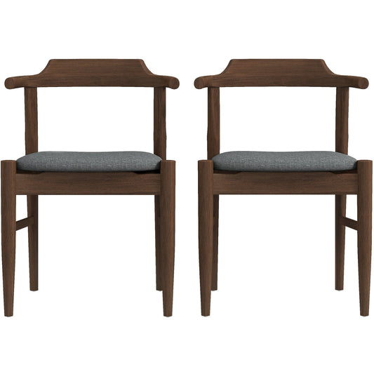 Daisy Gray Fabric Dining Chairs