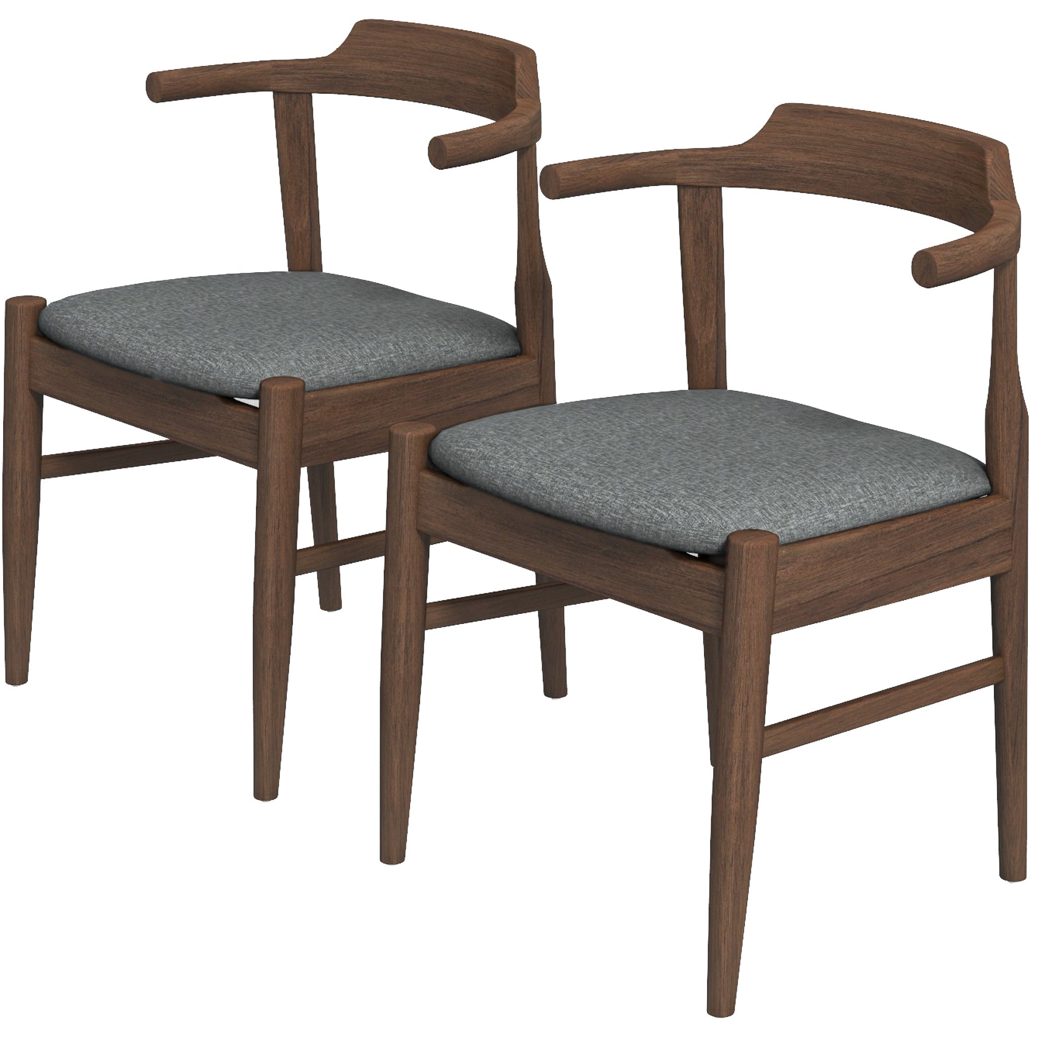 Daisy Gray Fabric Dining Chairs