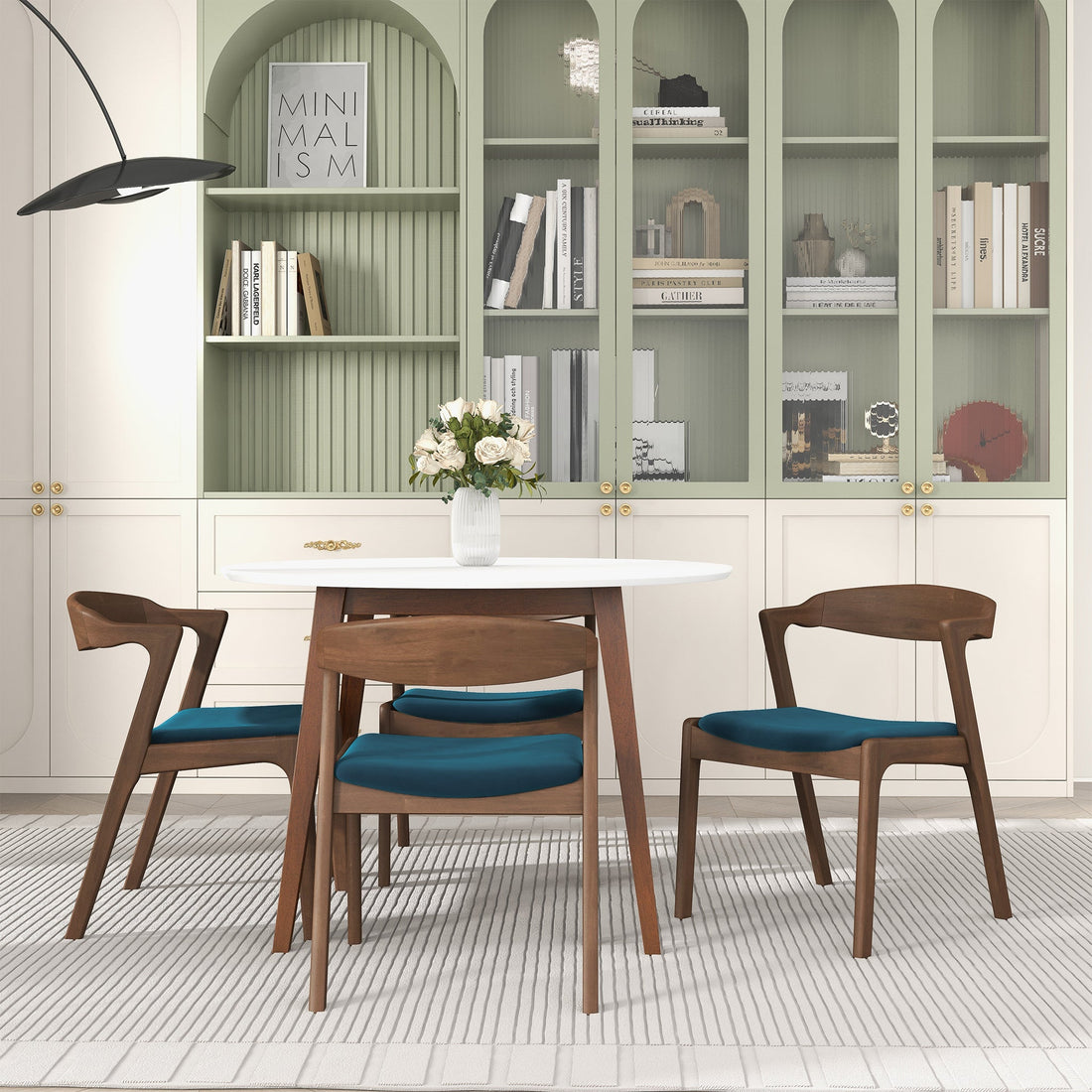 Dakota Blue Velvet Dining Chairs