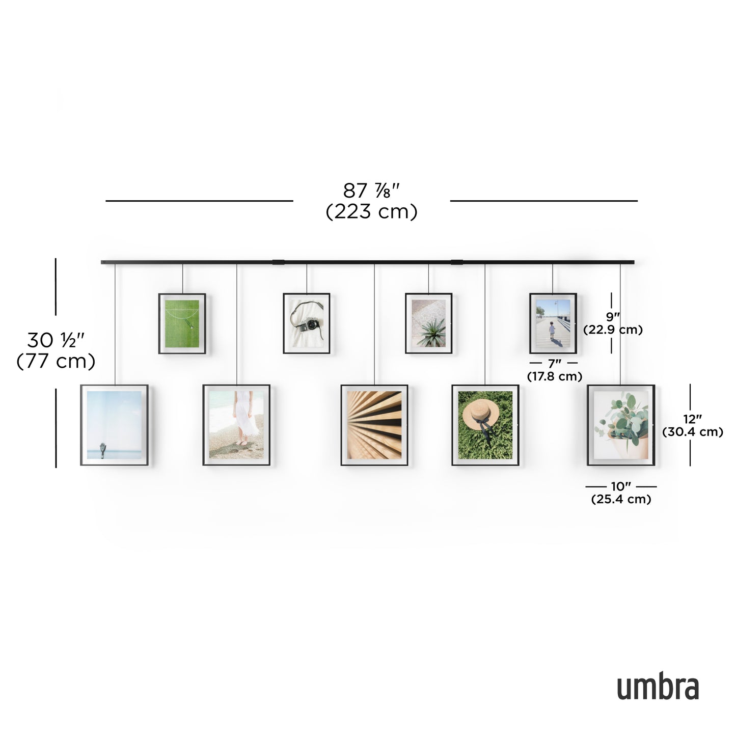 Exhibit Gallery Frames, Set of 9