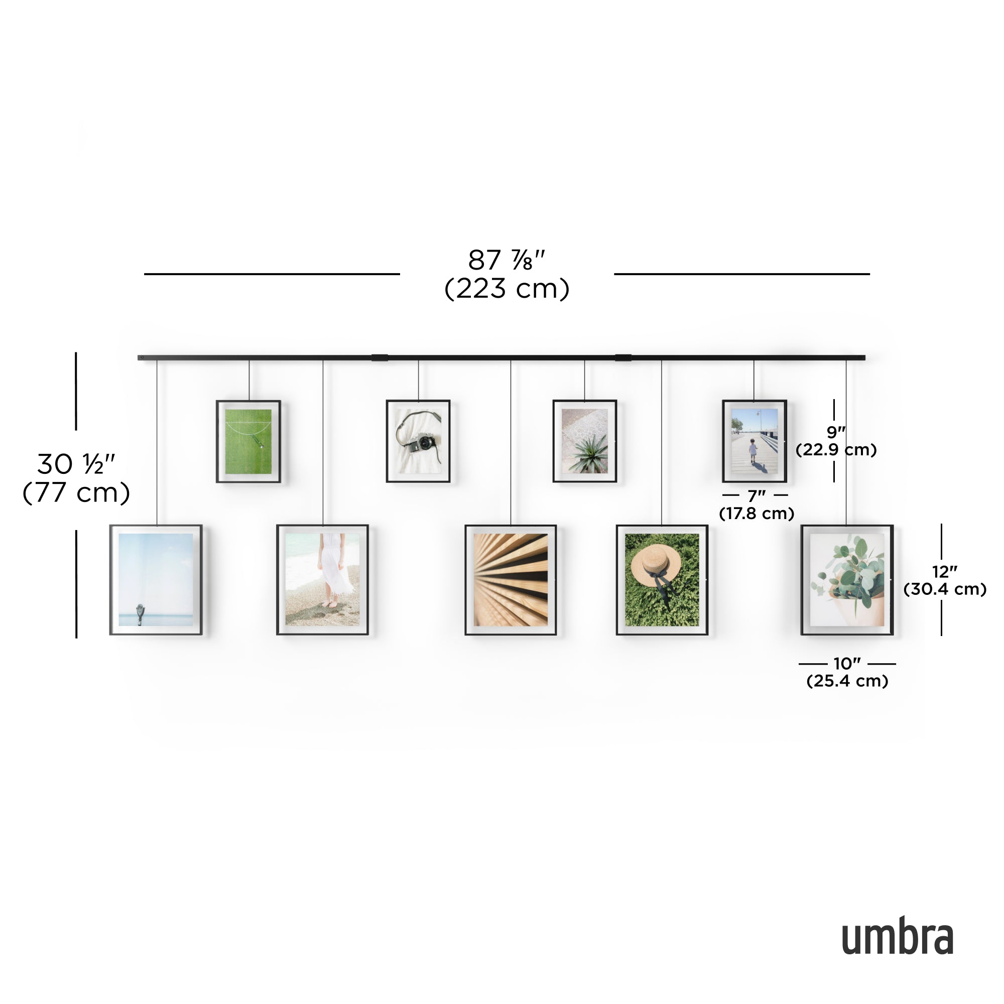 Exhibit Gallery Frames, Set of 9