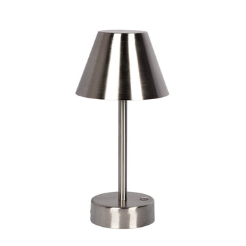 Elegance Rechargeable LED Table Lamp Brushed Nickel