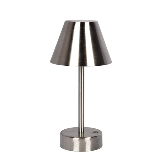 Elegance Rechargeable LED Table Lamp Brushed Nickel