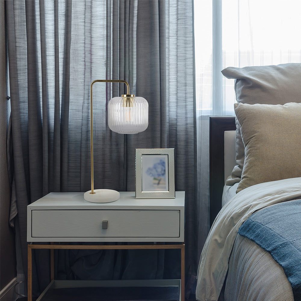 Haven Clear Glass Table Lamp