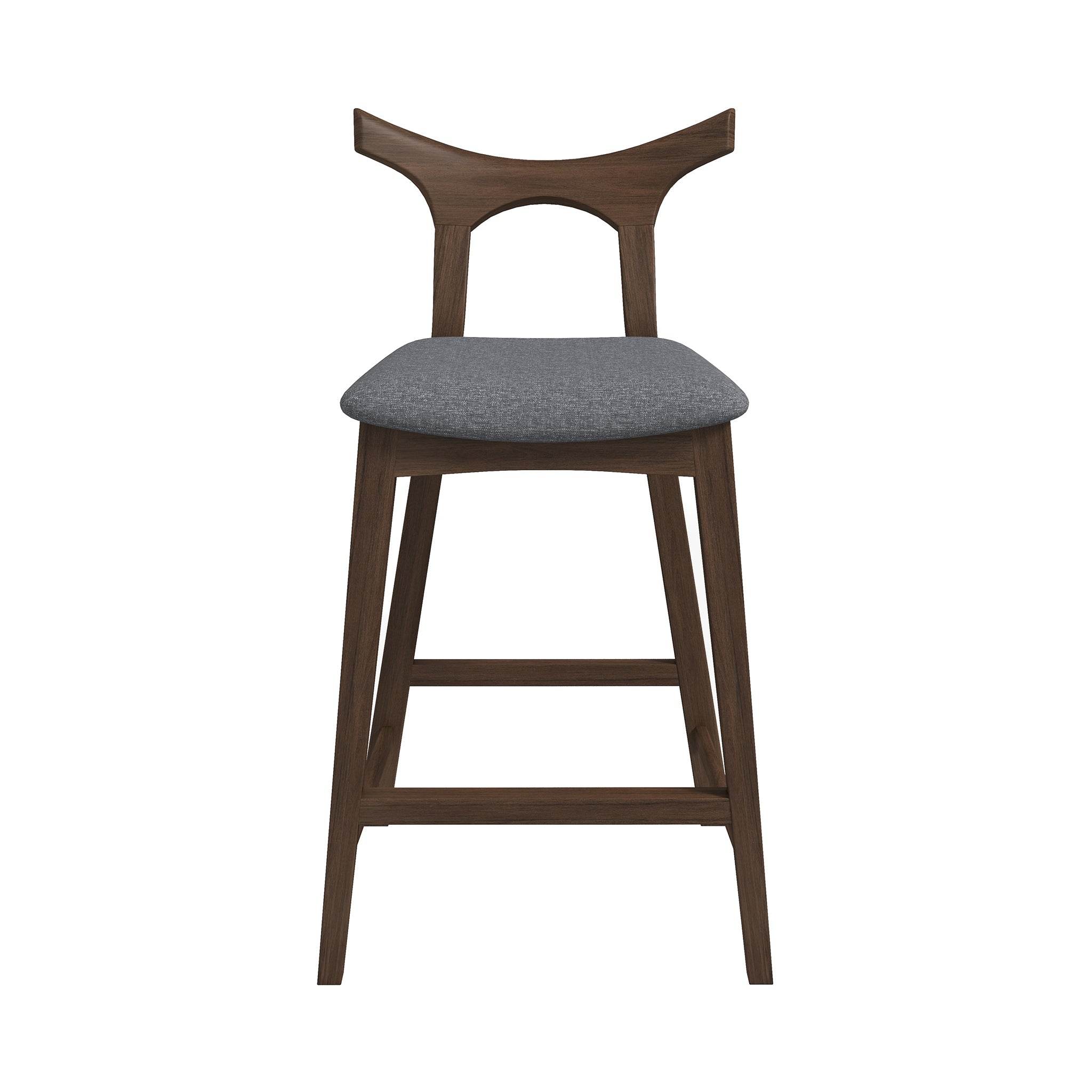 Hester Solid Wood Upholstered Square Bar Stools